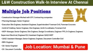 L&W Construction Walk-In Interview