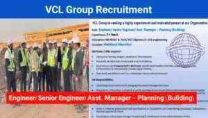 VCL Group Latest Job Vacancy 2025