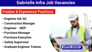 Gabrielle Infra Job Vacancy