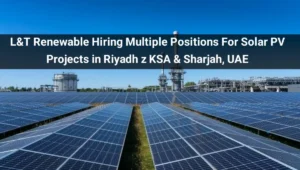 L&T Renewables Energy Hiring