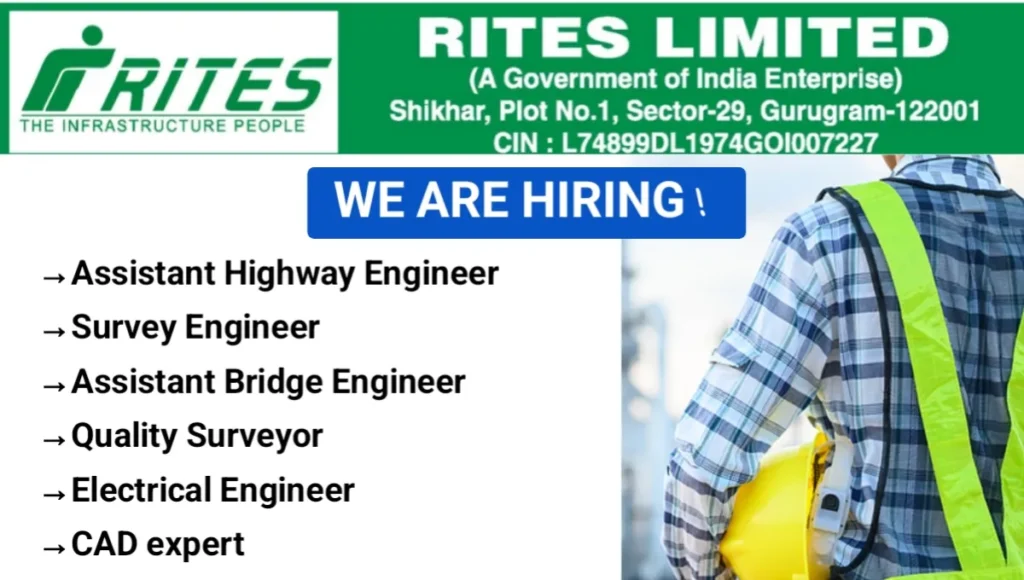 RITES Limited Recruitment 2025