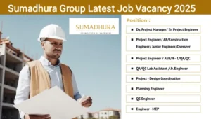 Sumadhura Infracon Pvt Ltd Vacancy 2025