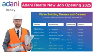 Adani Realty Latest Job Vacancy 2025