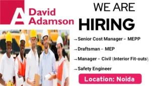 David Adamson India Pvt Ltd Hiring 2025