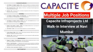 Capacite Infraprojects Ltd Walk-in Interview