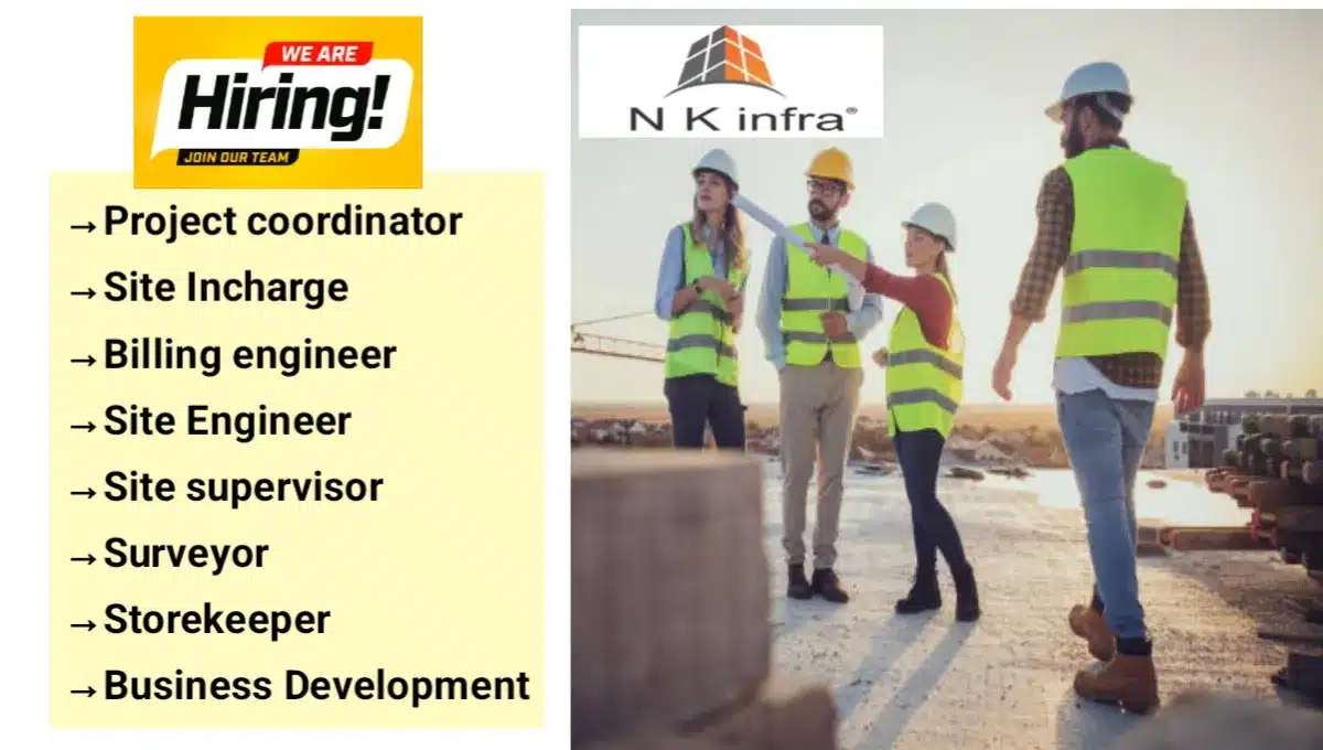 NK Infra Recruitment 2025