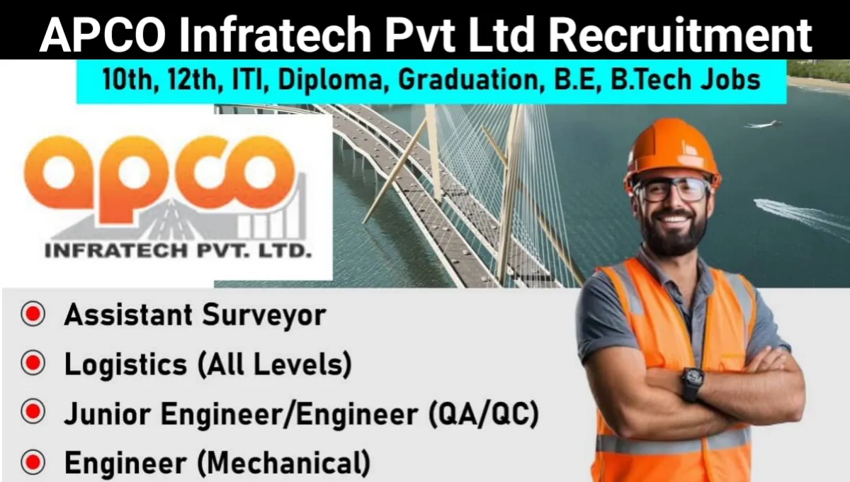 APCO Infratech Pvt Ltd Vacancy 2025