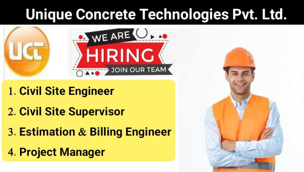 Unique Concrete Technologies Pvt Ltd Hiring 2025