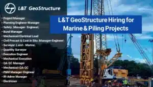 L&T GeoStructure Recruitment 2025