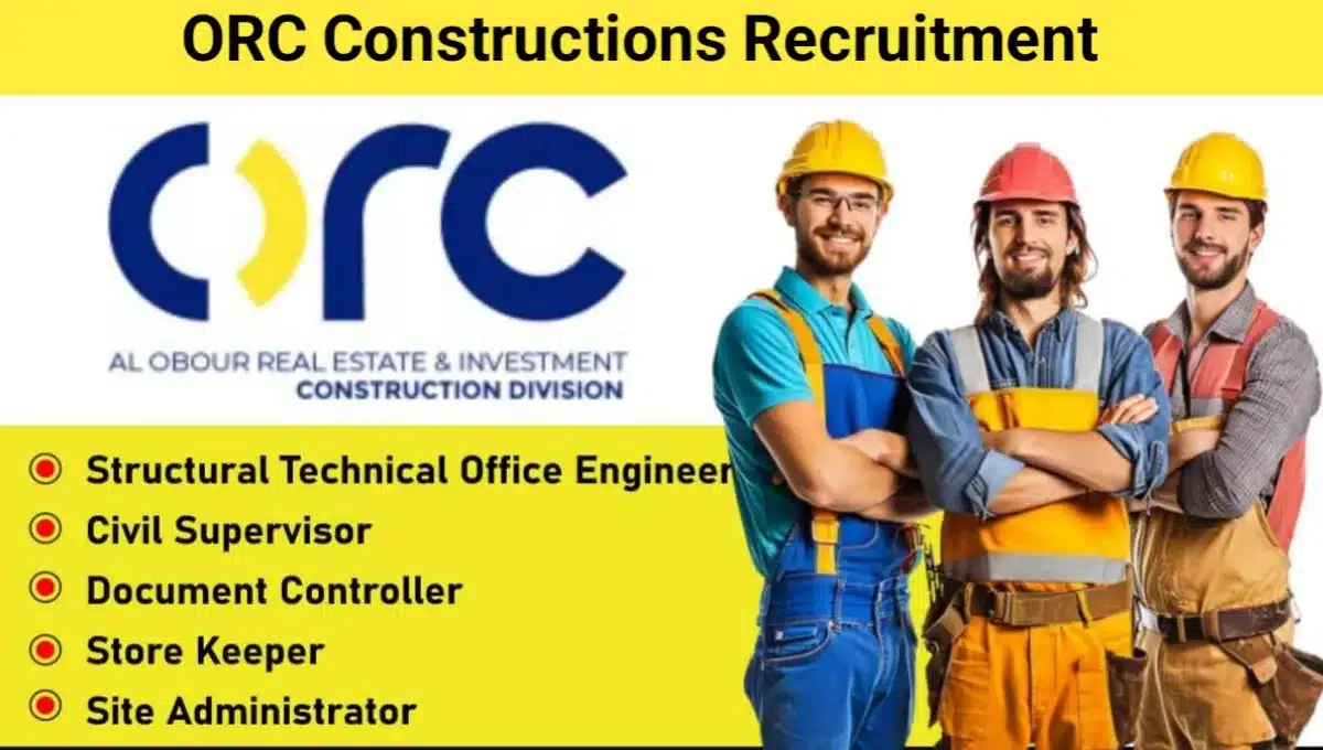 ORC Constructions Job Vacancy