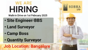 Sobha Ltd Recruitment 2025