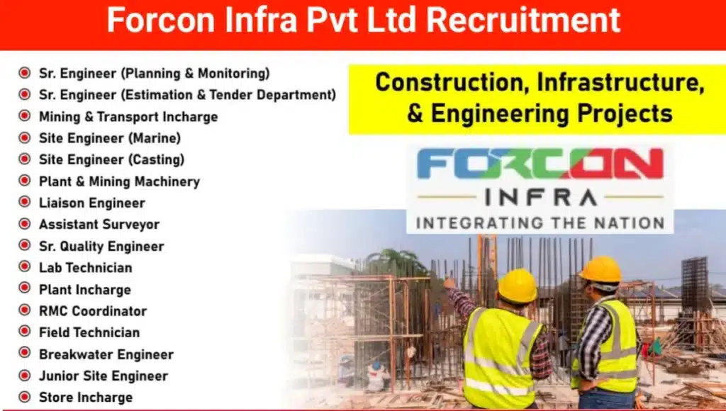 Forcon Infra Pvt Ltd Recruitment 2025