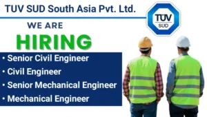 TUV SUD South Asia Pvt Ltd Vacancy