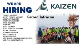 Kaizen Infracon Recruitment 2025