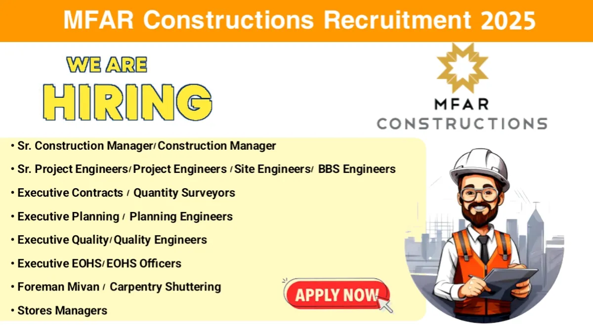 Mfar Constructions Pvt Ltd Careers