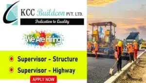 KCC Buildcon Pvt Ltd Job Vacancy 2025