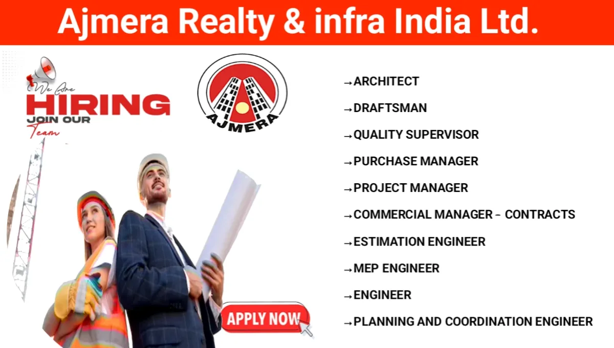 Ajmera Realty & Infra India Ltd Vacancy