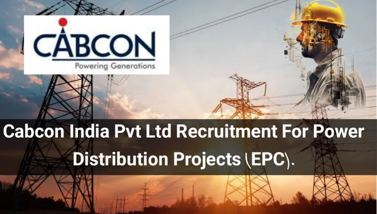 Cabcon India Pvt Ltd Vacancy 2025