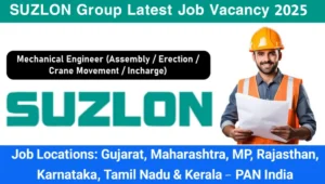 Suzlon Group Job Vacancy