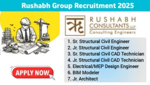 Rushabh Group Latest Job Vacancy 2025