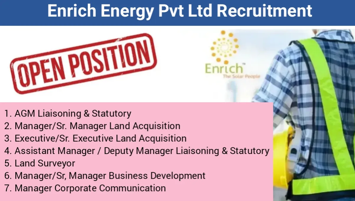 Enrich Energy Recruitment 2025