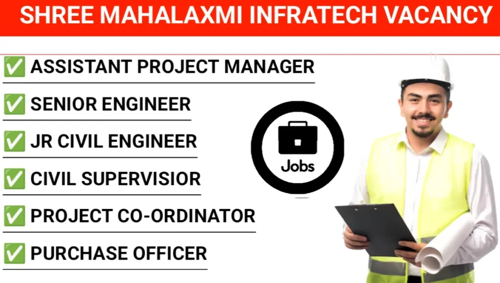 Shree Mahalaxmi Infratech Vacancy 2025