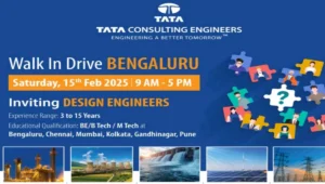 Tata Consulting Engineers Ltd Walk-In Interview