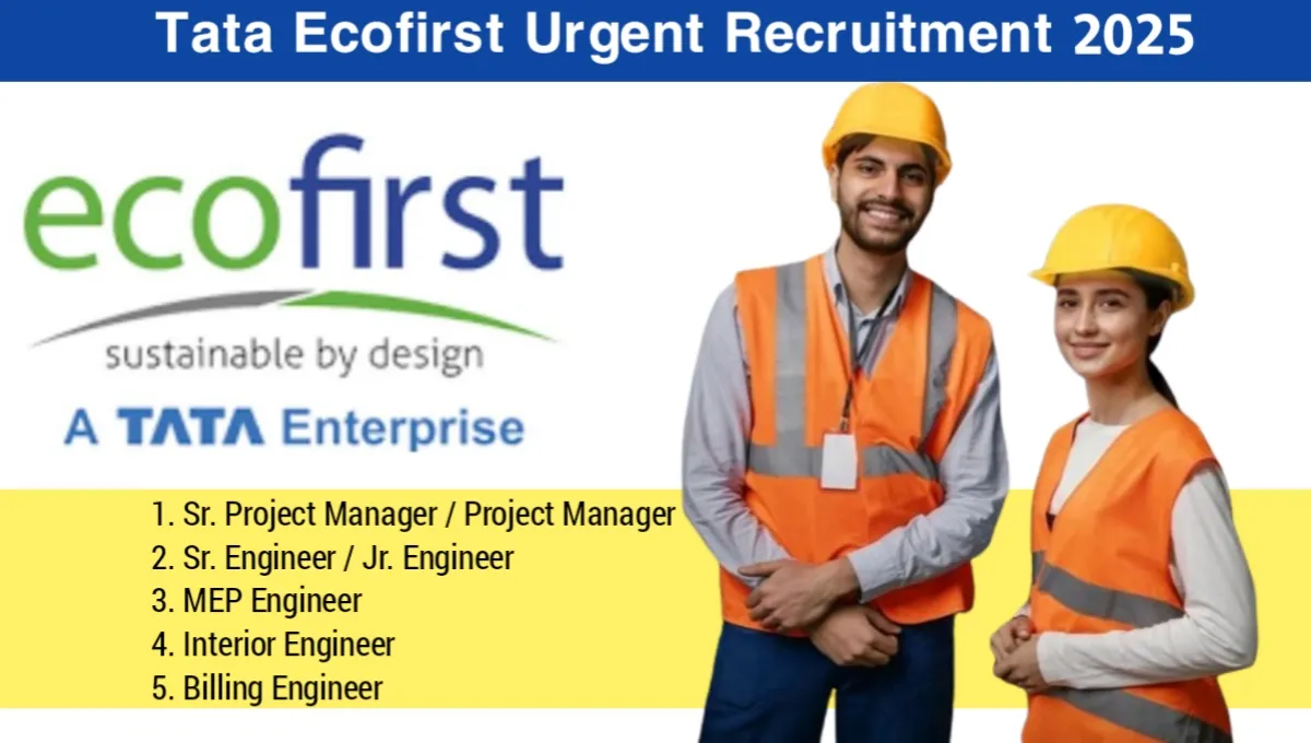 Tata Ecofirst Recruitment 2025