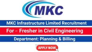 Exciting Opportunity for Freshers in Civil Engineering