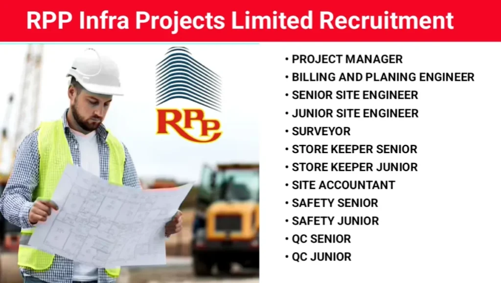 RPP Infra Projects Ltd Recruitment 2025