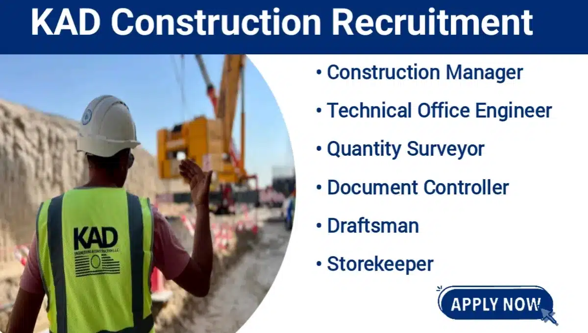 Exciting Career Opportunities at KAD Construction