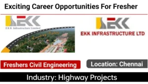 Hiring Fresher Civil Engineering