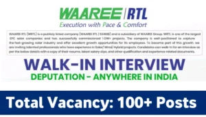 WAAREE RTL Walk-In Interview 2025