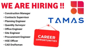 Tamas Projects Recruitment 2025