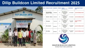 Dilip Buildcon Ltd Recruitment 2025