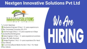 Nextgen Innovative Solutions Pvt Ltd Hiring 2025