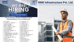 RMK Infrastructure Pvt Ltd Recruitment 2025