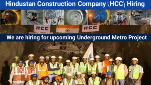 Hindustan Construction Company (HCC) Hiring 2025