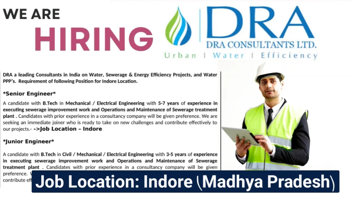 DRA Consultants Ltd Vacancy in Indore