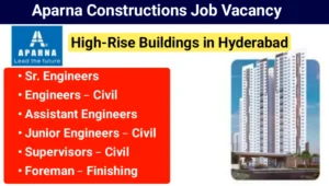 Aparna Constructions Job Vacancy