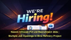 Neeom Infracon Pvt Ltd Recruitment 2026