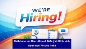 Hailstone Inc Recruitment 2026