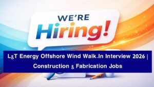 L&T Energy Offshore Wind Walk-In Interview 2026